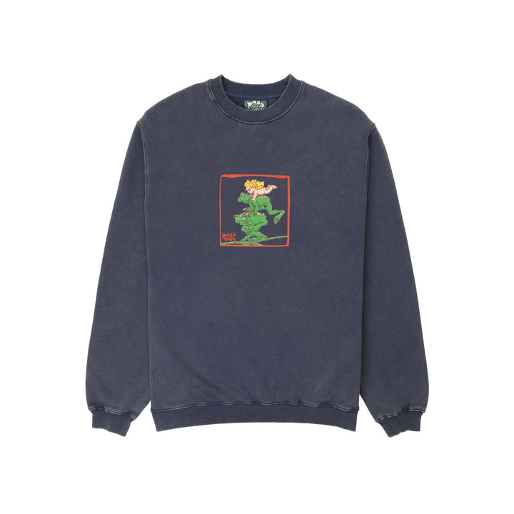Pass~Port & May Gibbs Leap Frog Sweater Acid Navy