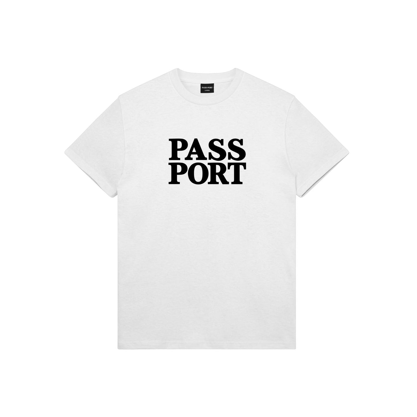 Pass~Port Official Stacked T-Shirt White
