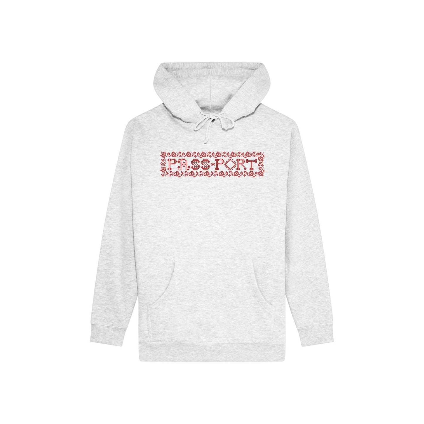 Pass~Port Rosary Hoodie White Marle