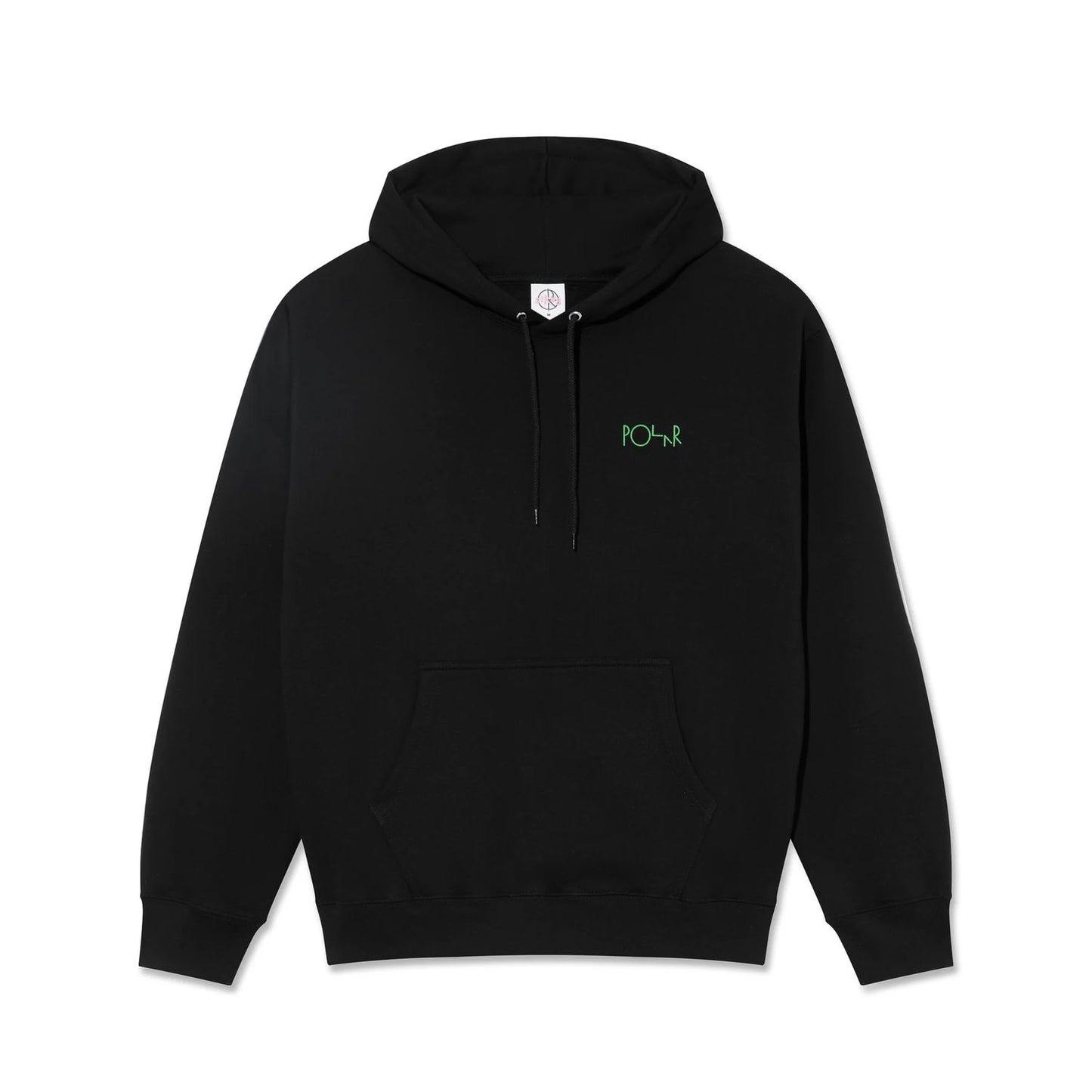 Polar Dave Hoodie Fill Logo Black
