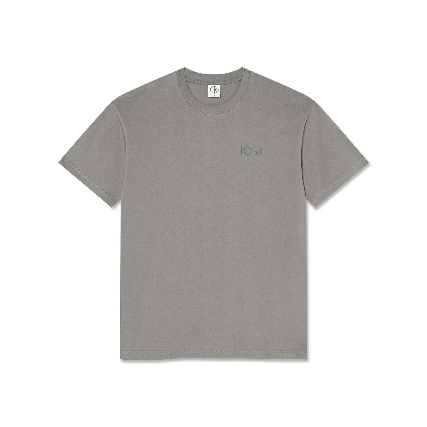 Polar Contrast T-Shirt Stroke Logo Gray