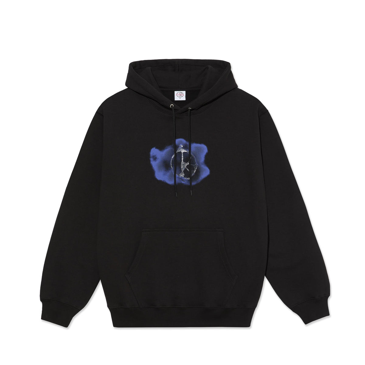 Polar Dave Hoodie Metal Logo Black