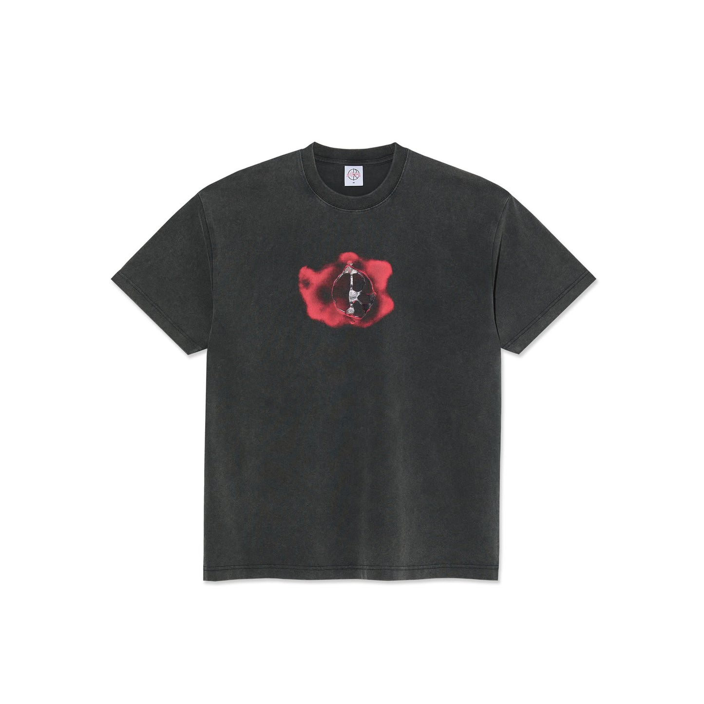 Polar Metal Logo T-Shirt Silver Black