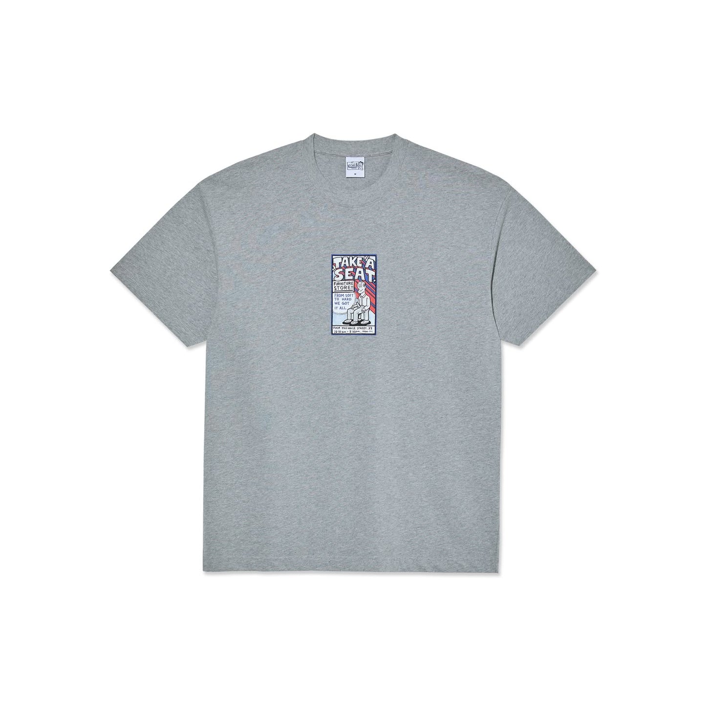 Polar Take A Seat T-Shirt Heather Grey