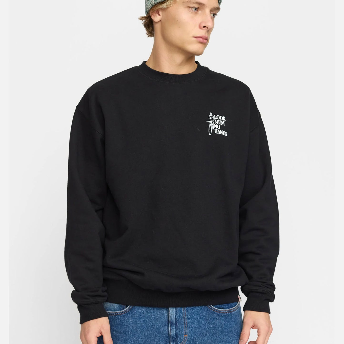 Revolution Printed MUM Sweatshirt Black