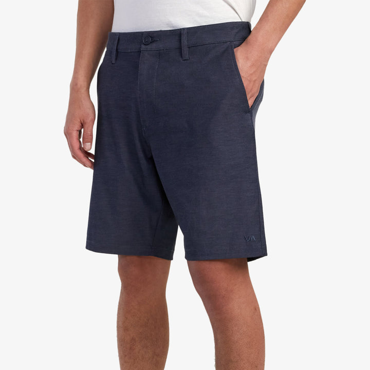 RVCA Back In Hybrid Shorts Denim Heather 31