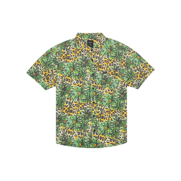 RVCA Badsville Shirt Jungle Green M