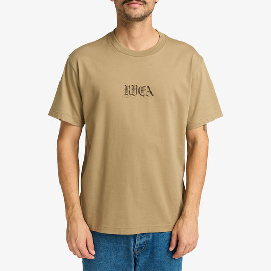 RVCA Benj Battle T-Shirt Coyote
