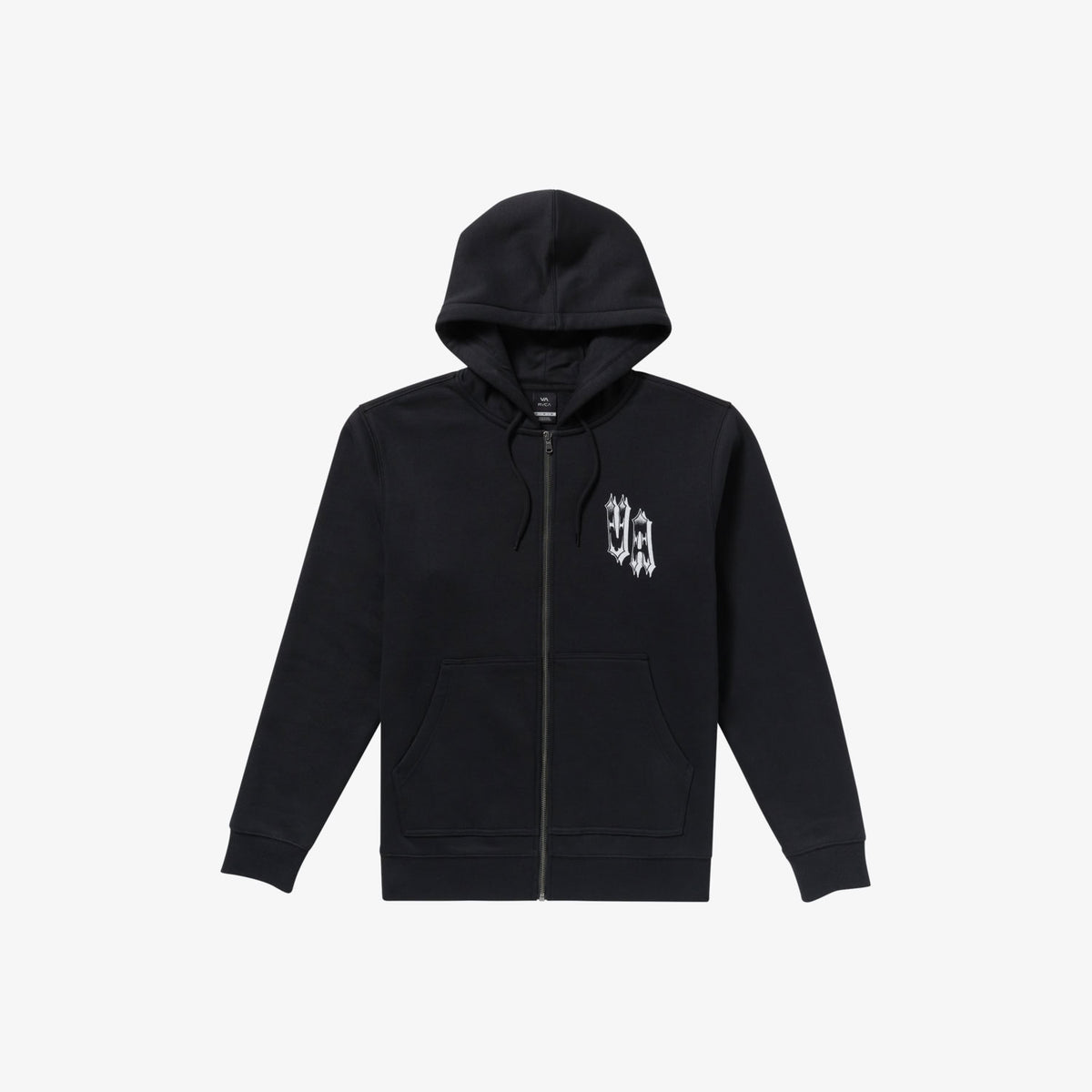 RVCA Benj Tiger Eyes Zip-Up Hoodie Black