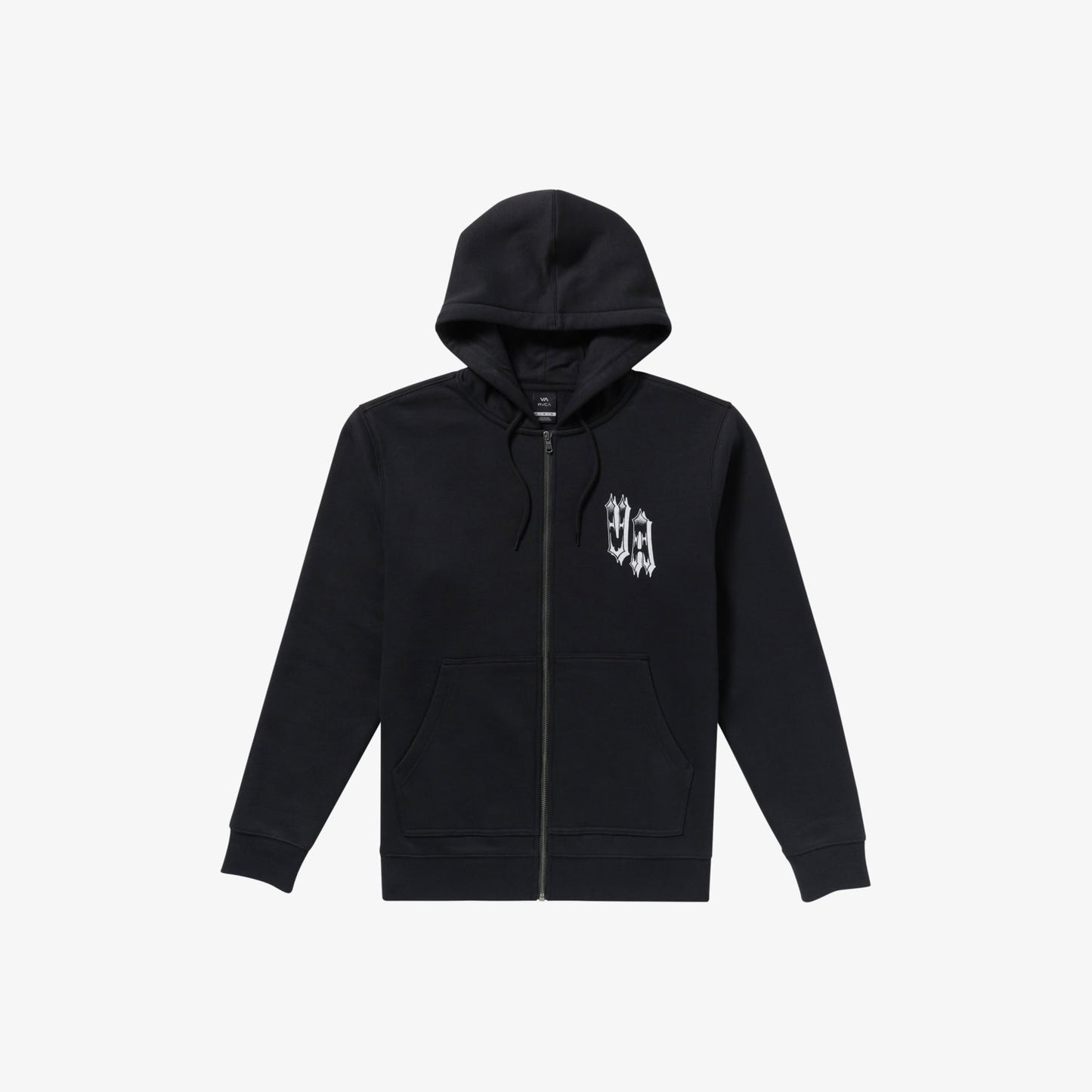 RVCA Benj Tiger Eyes Zip-Up Hoodie Black