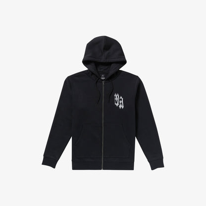 RVCA Benj Tiger Eyes Zip-Up Hoodie Black