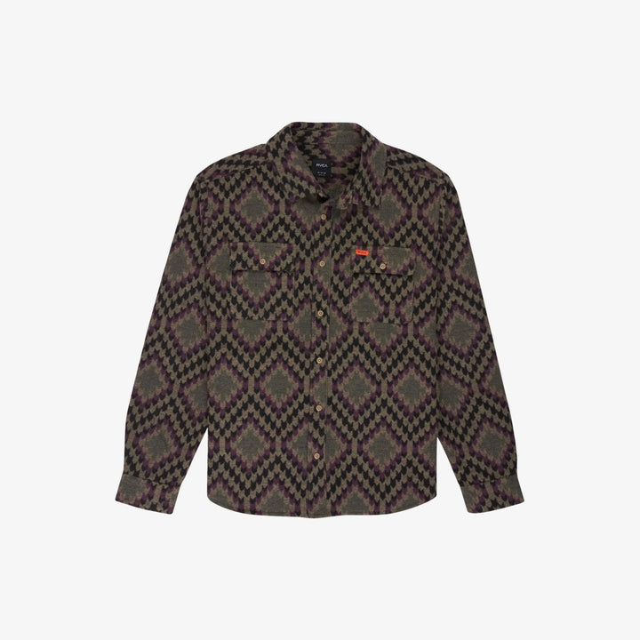 RVCA Blanket Shirt Wood
