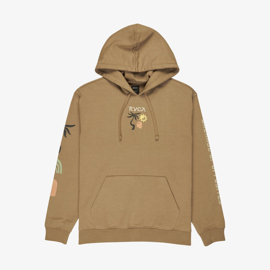 RVCA Deep Think Hoodie Coyote