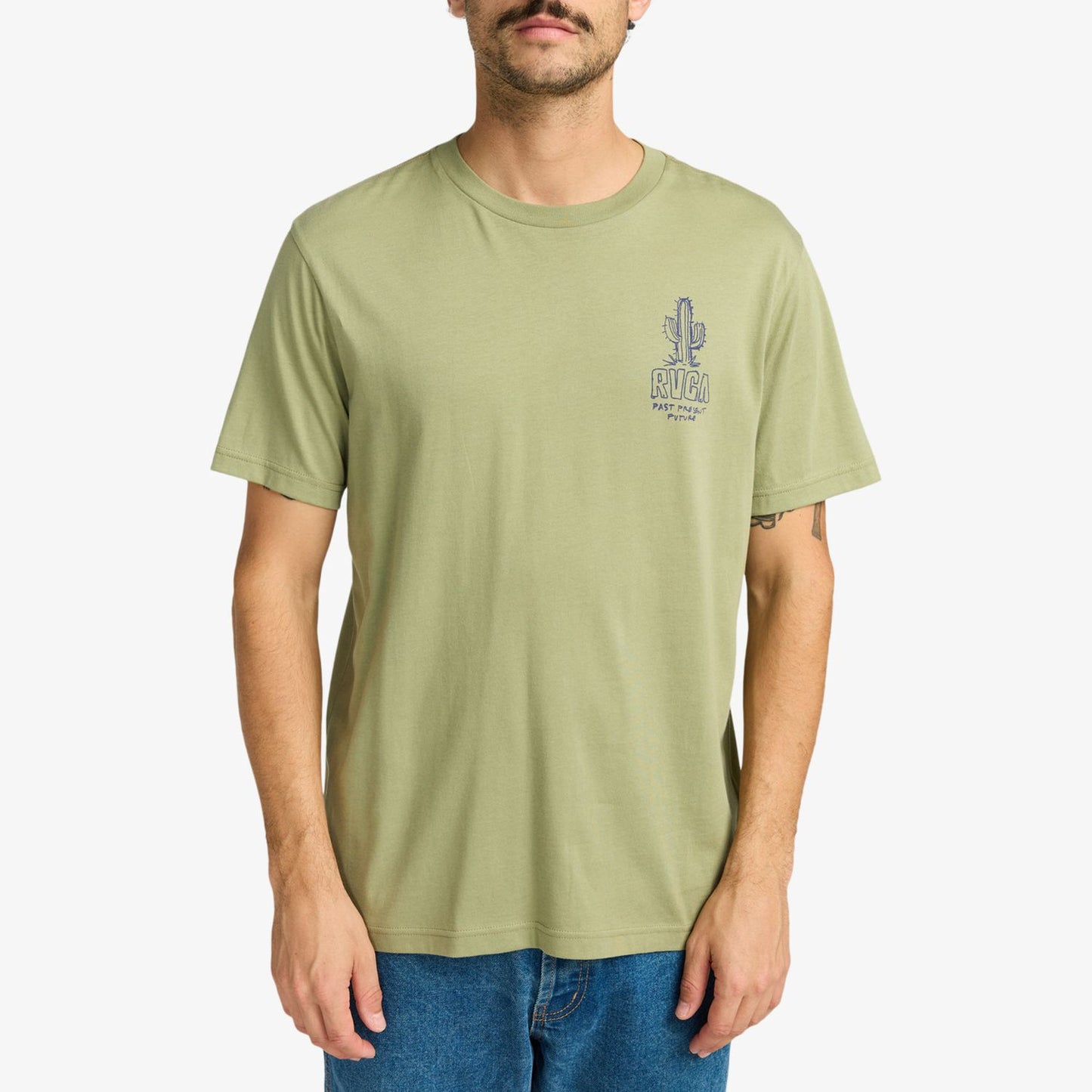 RVCA Deth Valley T-Shirt Oil Green