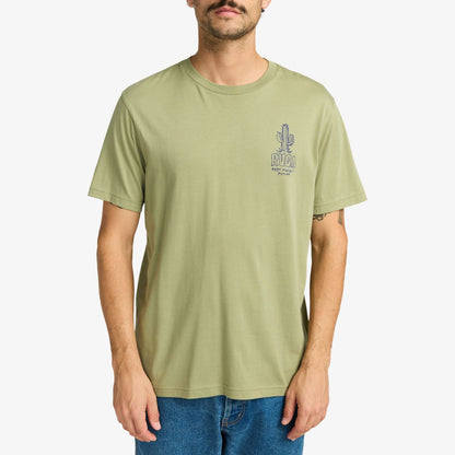 RVCA Deth Valley T-Shirt Oil Green