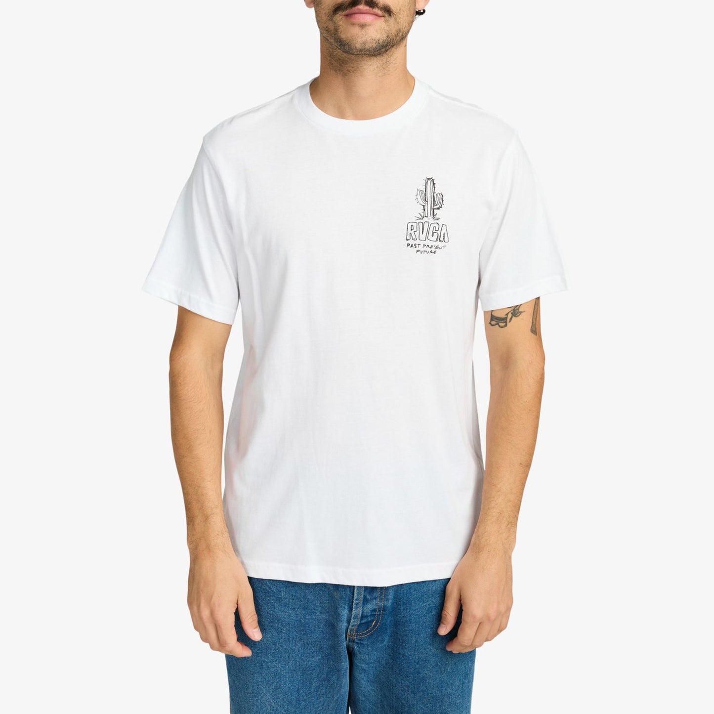 RVCA Deth Valley T-Shirt White