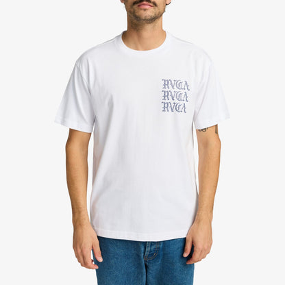 RVCA Iron On T-Shirt White