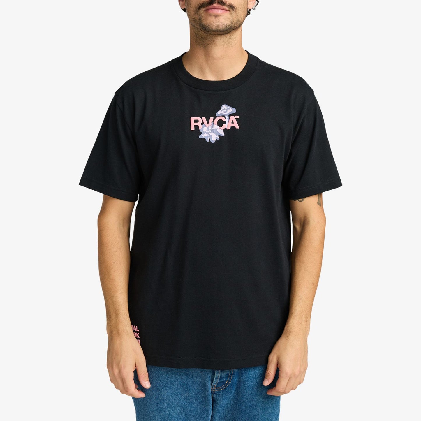 RVCA Natural Network T-Shirt Black