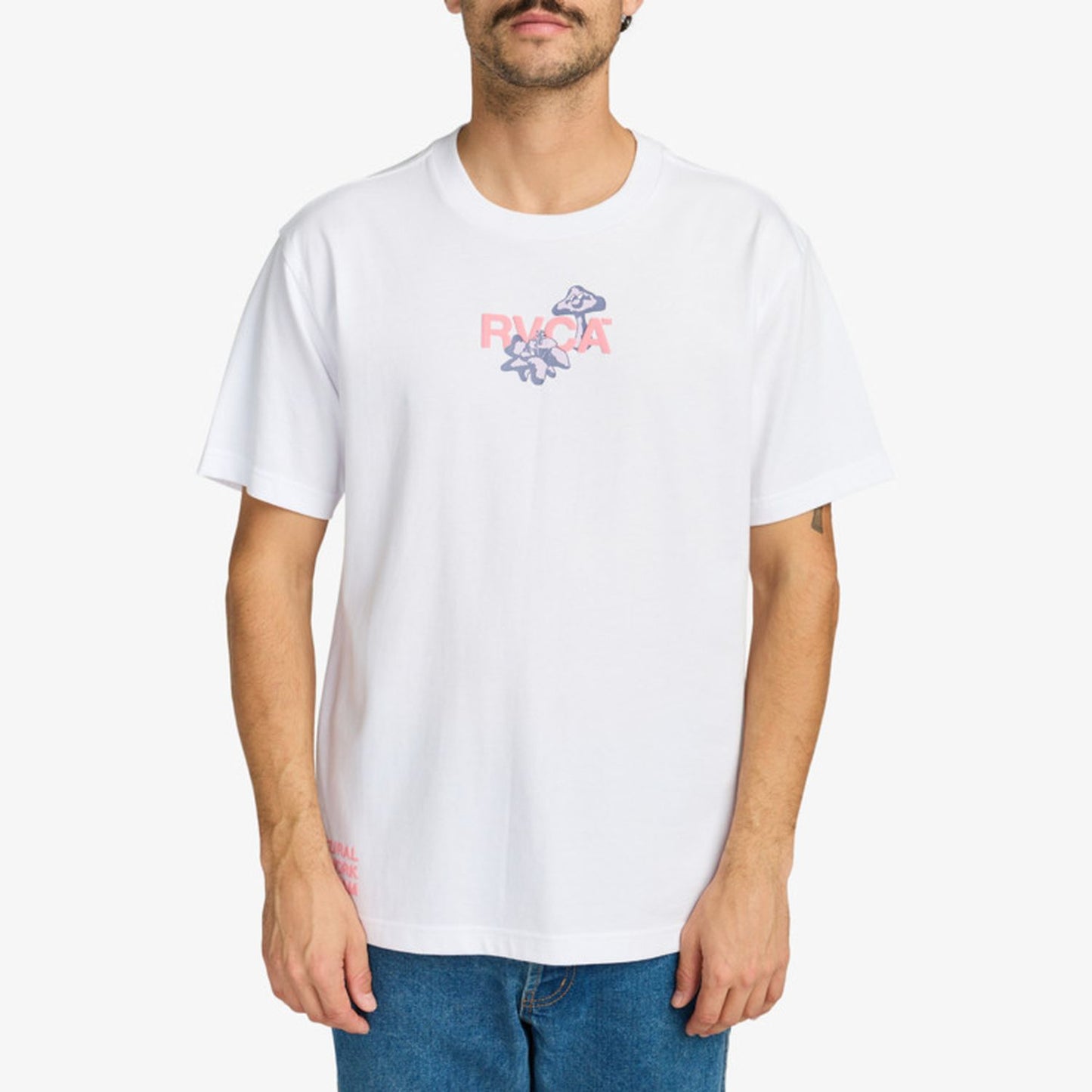 RVCA Natural Network T-Shirt White