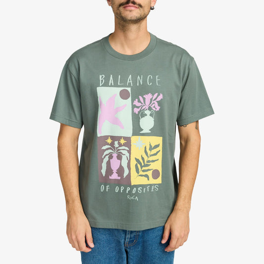RVCA Nature Display T-Shirt Balsam Green