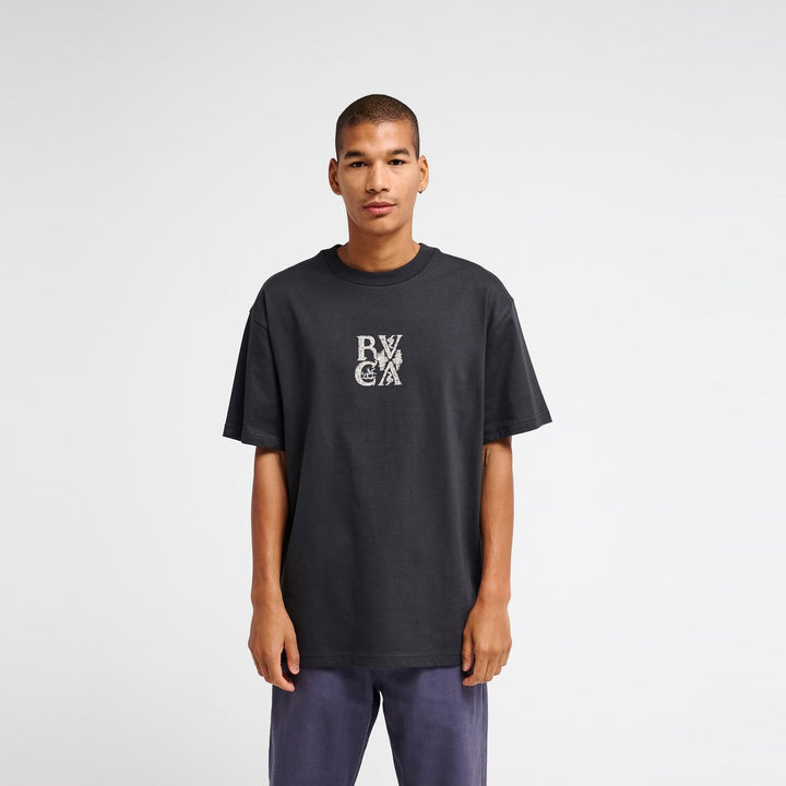 RVCA Ornate T-Shirt Washed Black