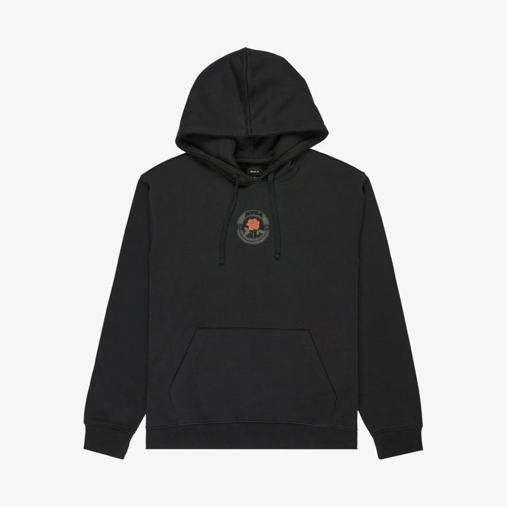 RVCA Roses Poster Hoodie Black