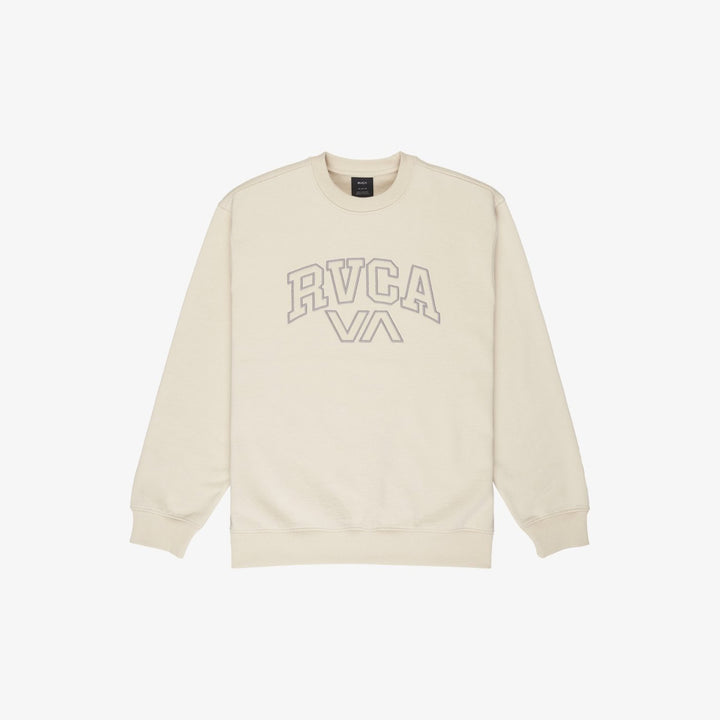 RVCA RVCA Emblem Sweatshirt Silver Bleach