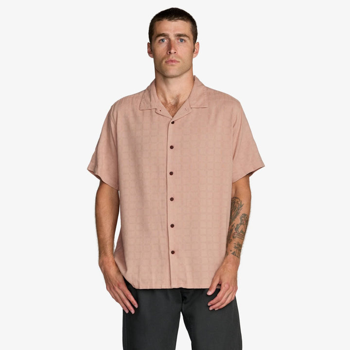 RVCA Vacancy Shirt Pale Mauve