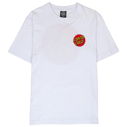 Santa Cruz Classic Dot T-Shirt White