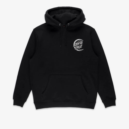 Santa Cruz Crescent Bone Hand Hoodie Black
