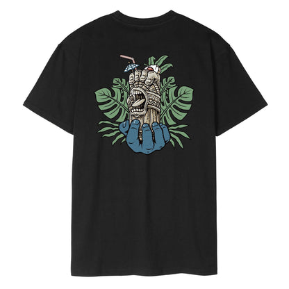 Santa Cruz Tiki Hand Strip T-Shirt