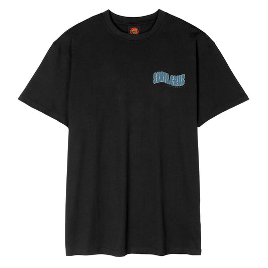 Santa Cruz Tiki Hand Strip T-Shirt Black