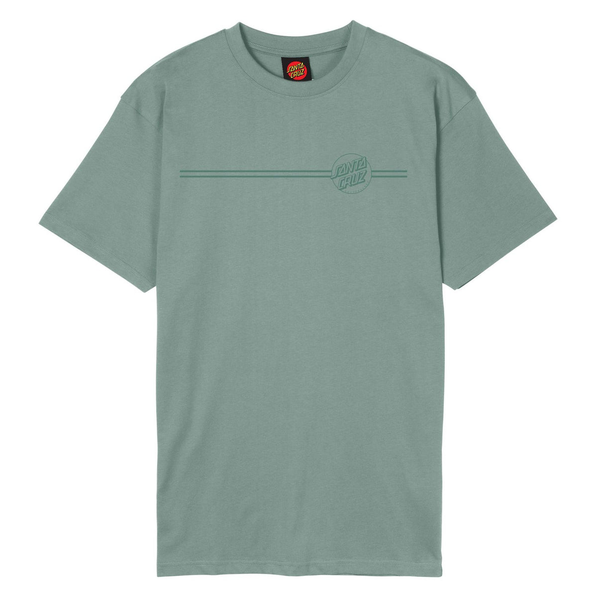 Santa Cruz Tonal Opus Dot Stripe T-Shirt Moon Rock