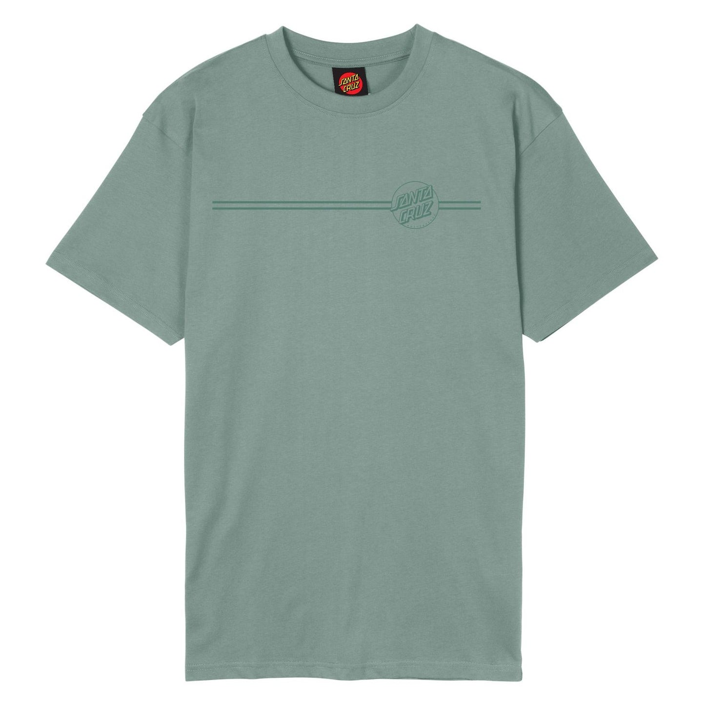 Santa Cruz Tonal Opus Dot Stripe T-Shirt Moon Rock