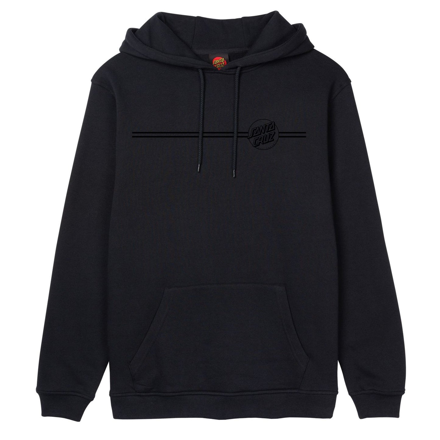 Santa Cruz Tonal Opus Dot Stripe Hoodie Black