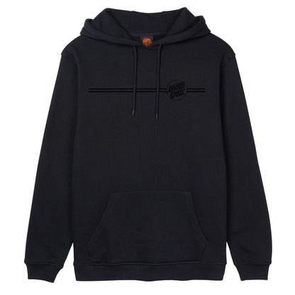 Santa Cruz Tonal Opus Dot Stripe Hoodie Black