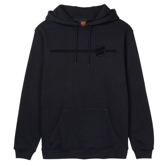Santa Cruz Tonal Opus Dot Stripe Hoodie Black