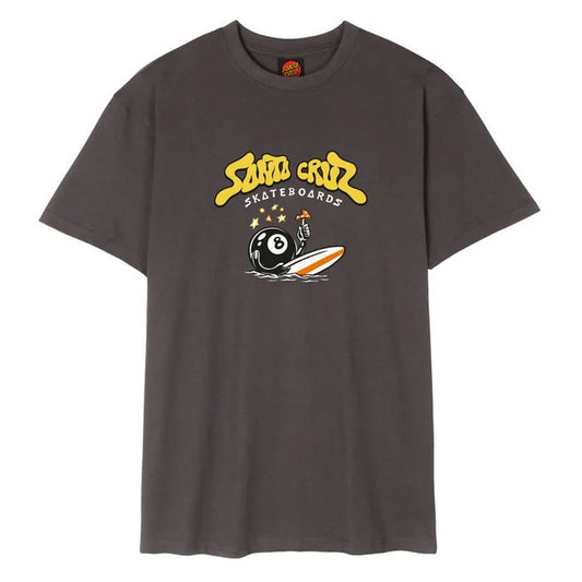 Santa Cruz Winkowski Surf Front T-Shirt Off Black