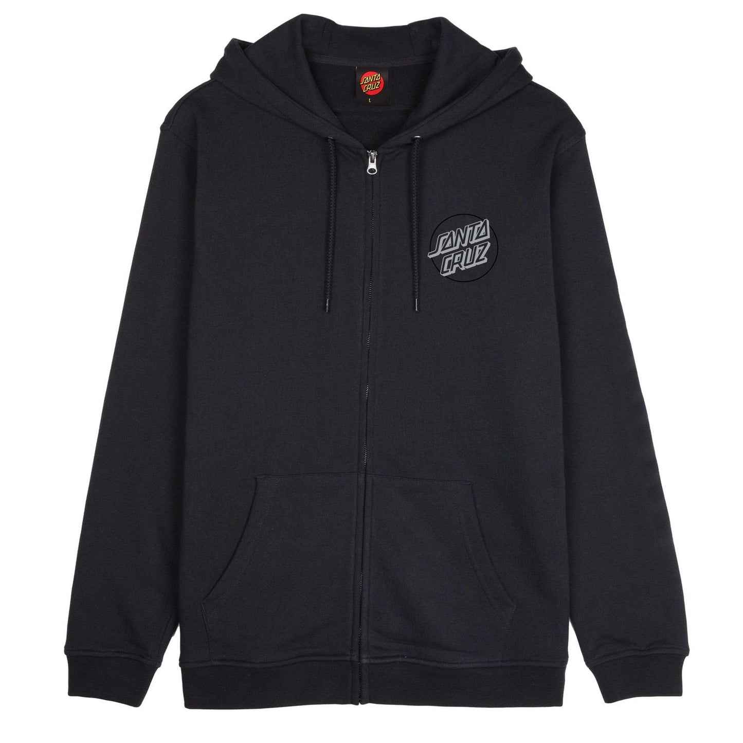 Santa Cruz Wooten Duo Zip Hoodie Black
