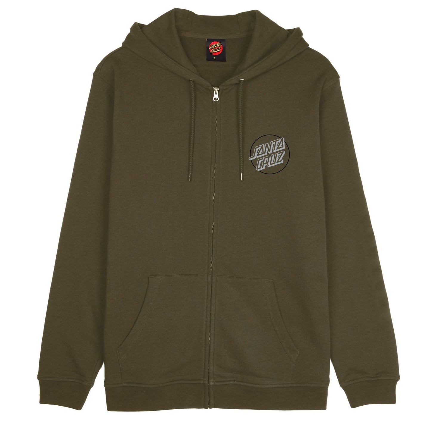 Santa Cruz Wooten Duo Zip Hoodie Uniform Green