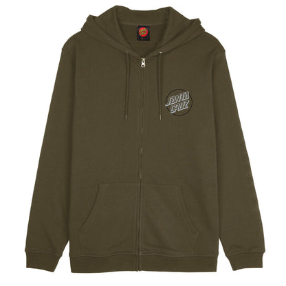 Santa Cruz Wooten Duo Zip Hoodie Uniform Green