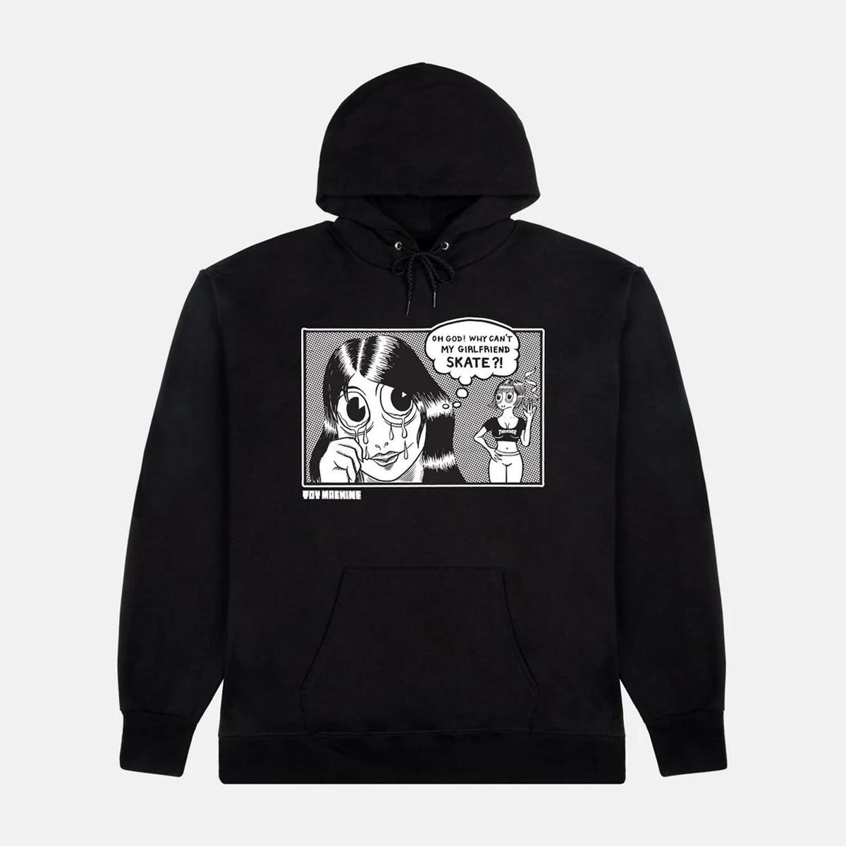 Thrasher X Toy Machine Girlfriend Hoodie Black