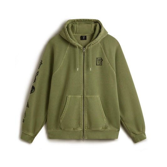 Vans MTE TeamTeam Full-Zip Hoodie Loden Green