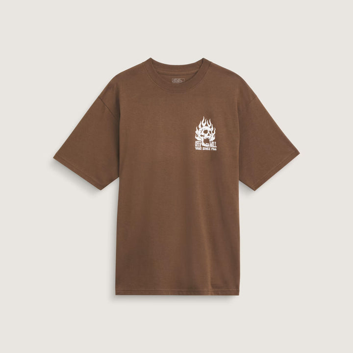 Vans Off The Wall Fever T-Shirt Vintage Cocoa