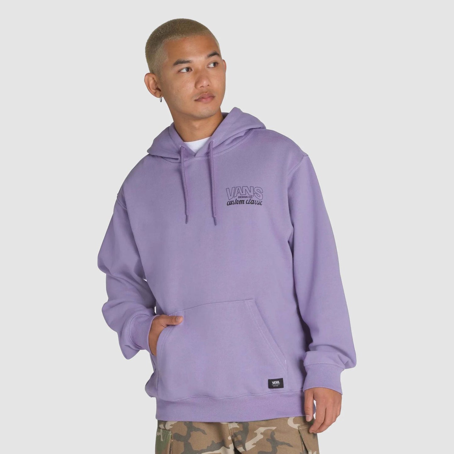 Vans Shop Front Pullover Hoodie Purple Haze