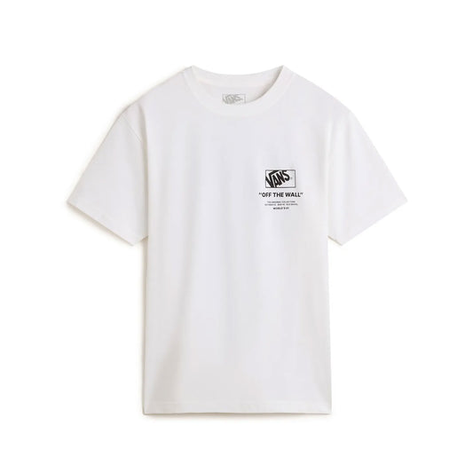 Vans Stacked Hi T-Shirt White