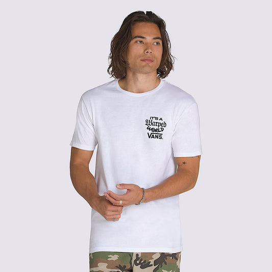 Vans Warped World T-Shirt White