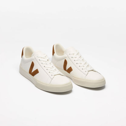 VEJA Campo Leather/Suede Shoes White Cognac