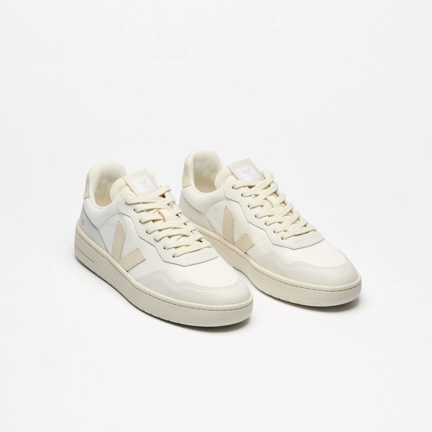 VEJA V-90 B-Mesh Shoes White Pierre