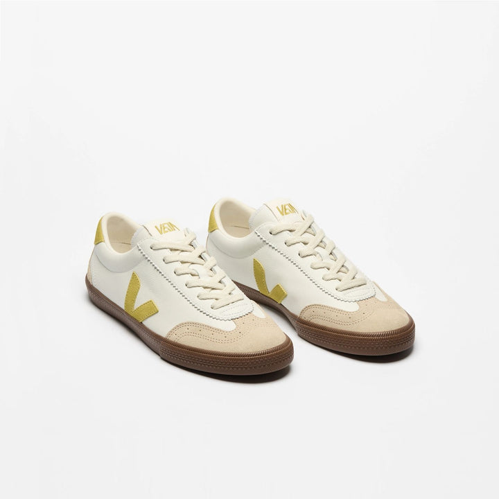 VEJA Volley Leather/Suede Shoes White Liquor Bark